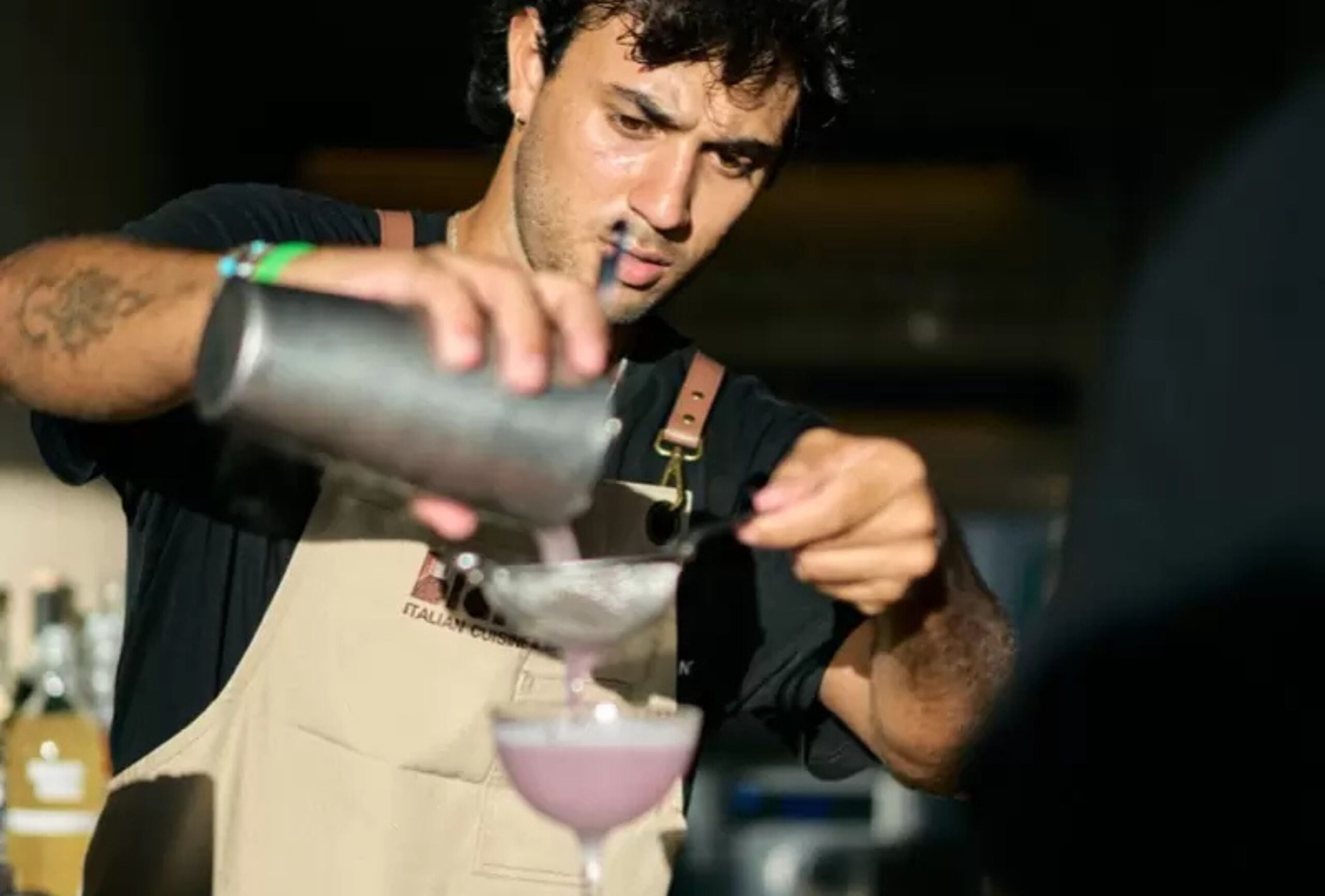 Bianco Italian's signature craft cocktails in Caloundra